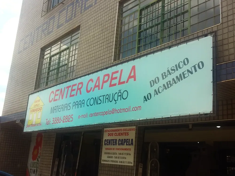 Balcão de loja de material de construção